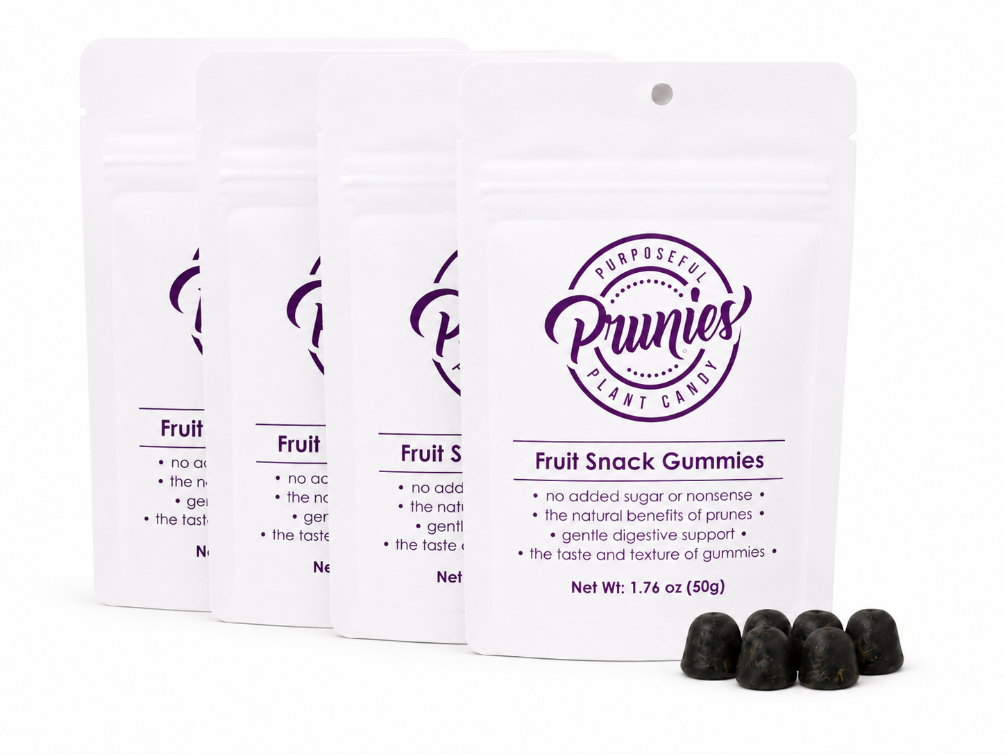 Prunies® Fruit Snack Gummies - 4 Packs
